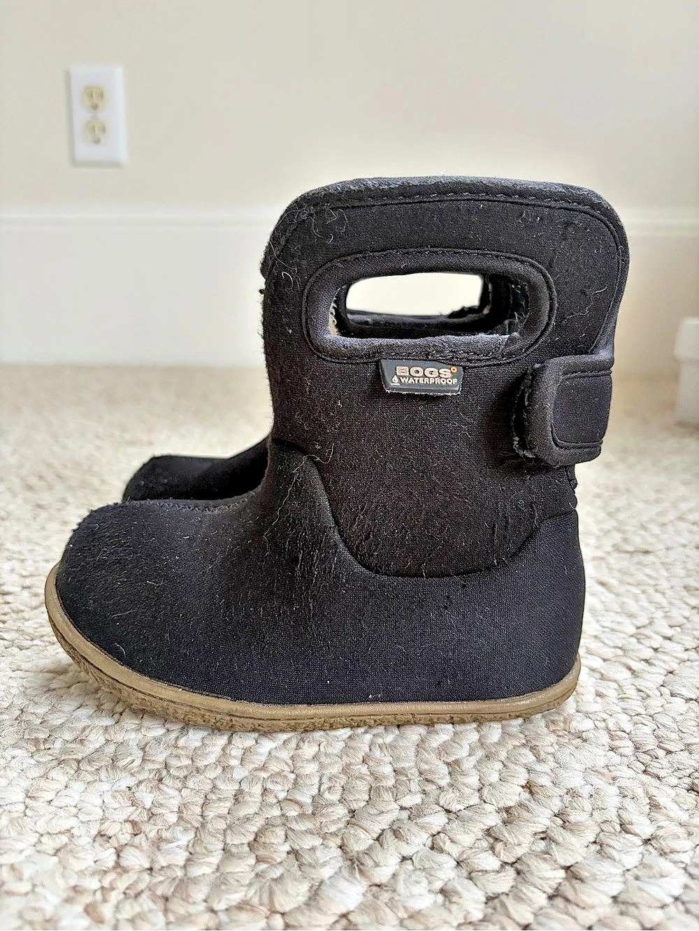 BOGS Baby BOGS Solid Black Baby rain/snow Boots US 7